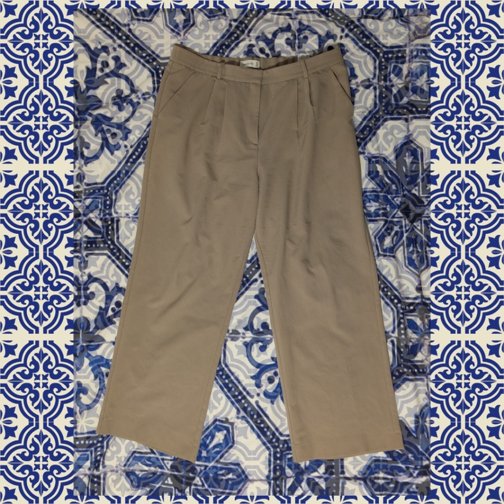 A&F Sloane Tailored Wide Leg Pant -  Size 34 (18)